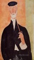 パイプを持つ男 素敵な公証人 1918年 アメデオ・モディリアーニ